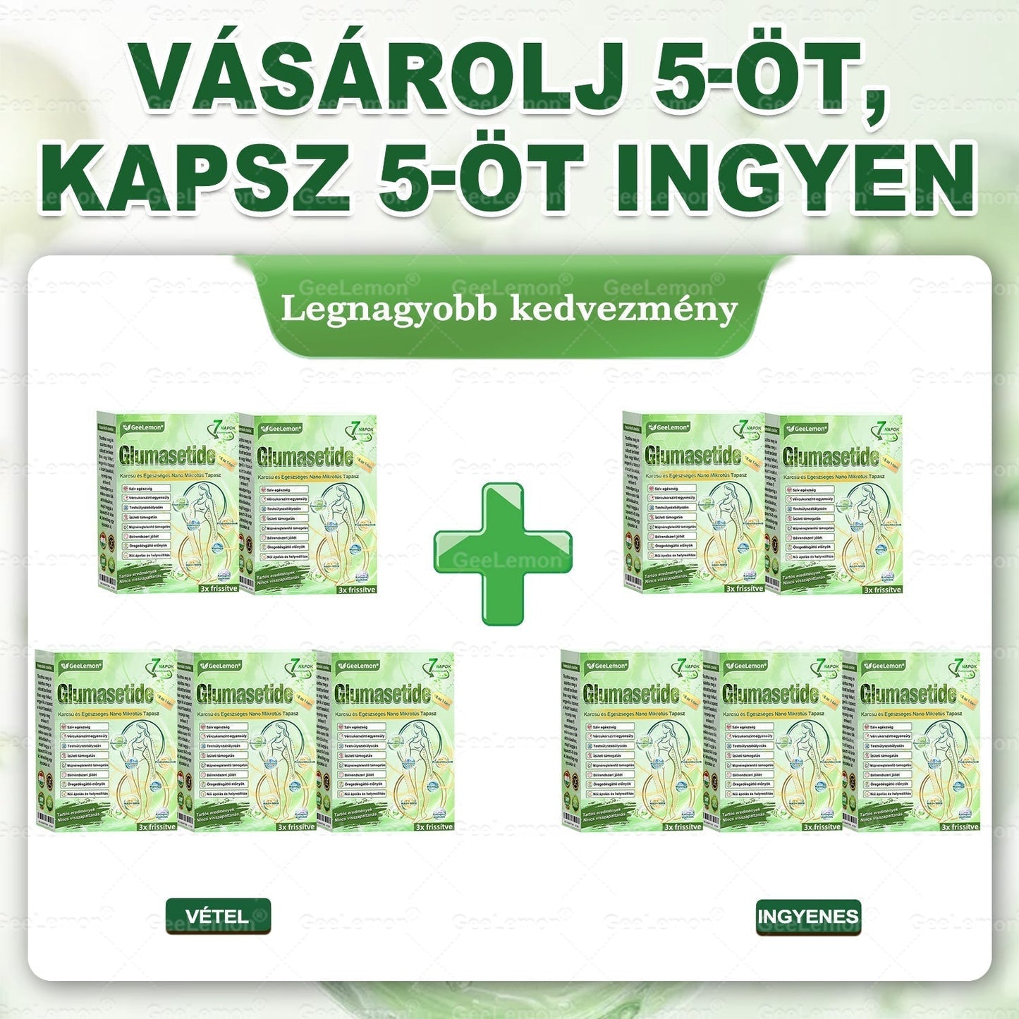 Magyar hivatalos bol đšââïž đđđđđđŠđšđ§Âź 8 az 1-ben karcsĂșsĂtĂł nano mikrotƱs tapasz đđș Napi egyszeri hasznĂĄlat â
7 napon belĂŒl lĂĄthatĂł eredmĂ©ny â Alkalmas elhĂzĂĄs, szĂv- Ă©s Ă©rrendszeri problĂ©mĂĄk, cukorbetegsĂ©g Ă©s ĂzĂŒleti problĂ©mĂĄk kezelĂ©sĂ©re.