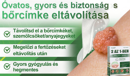 🇭🇺 HAJUEI® ☺️ 2-az-1-ben Mikrotű & Hidrokoloid Tapasz | 🧪 Kiemelkedő Anyajegyek, Pattanások, Lapos Szemölcsök & Bőrkinövések Eltávolítója | Ráncok, Hegek & Bőrhibák Javítása | Láthatatlan Csillag Pattanástapasz Arcra & Testre | 144 db ✨