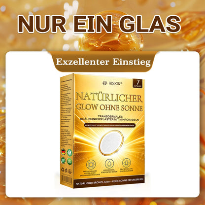 Offizieller Shop | ☀️☀️ Hiskin® Sunless Bronze Microneedle Patch 🇩🇪 Nur 1× täglich anwenden ✨ Sichtbar sonnengeküsster Teint in nur 7 Tagen ✅ Ohne UV-Strahlung · Ohne Orangestich · Ohne Streifen · DHA-frei · Einfach anzuwenden