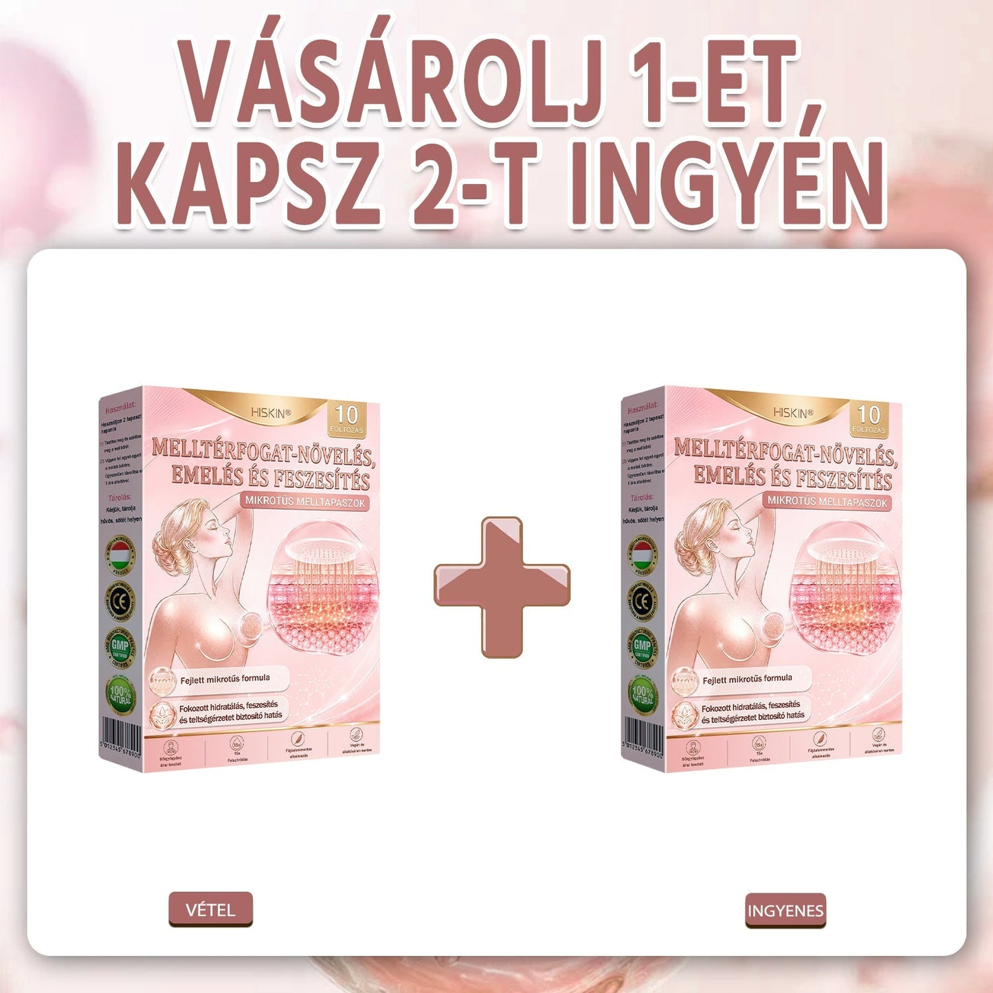 🔥HISKIN® MELLEMELŐ ÉS FESZESÍTŐ MIKROTŰS TAPASZOK