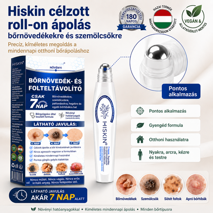 Hivatalos Márkabolt | 🔥 Hiskin® 7 napos Szemölcseltávolító Roll-on Ápoló Folyadék (Fájdalommentes rollerball technológia, hegek nélkül) --💖